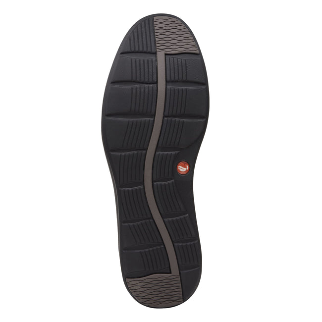 Black - Close up - Clarks Mens Un Abode Ease Leather Shoes