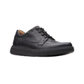 Black - Front - Clarks Mens Un Abode Ease Leather Shoes