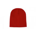 Scarlet Red - Front - Carta Sport Plain Beanie