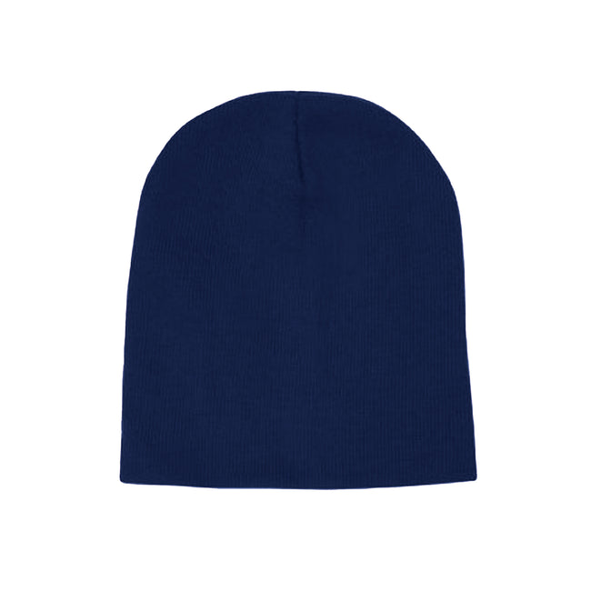 Navy - Front - Carta Sport Plain Beanie