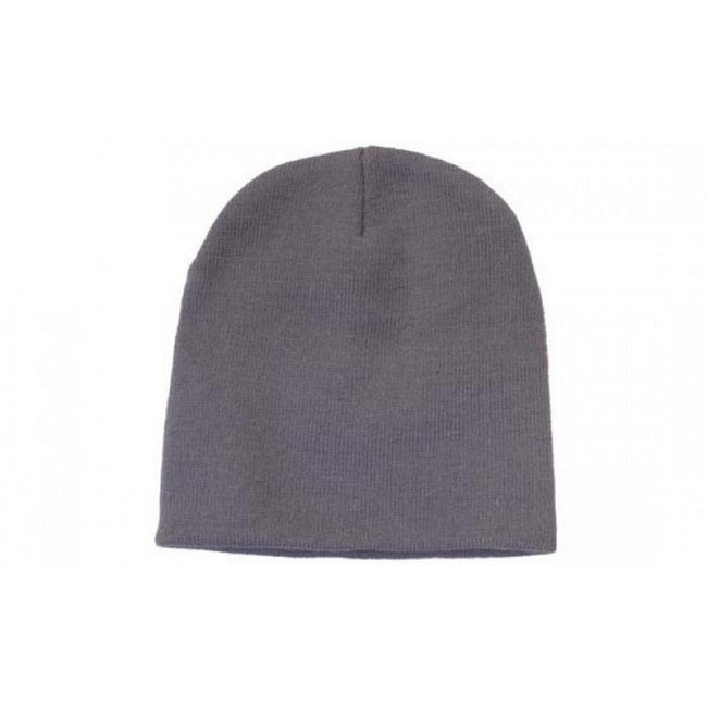 Gray - Front - Carta Sport Plain Beanie