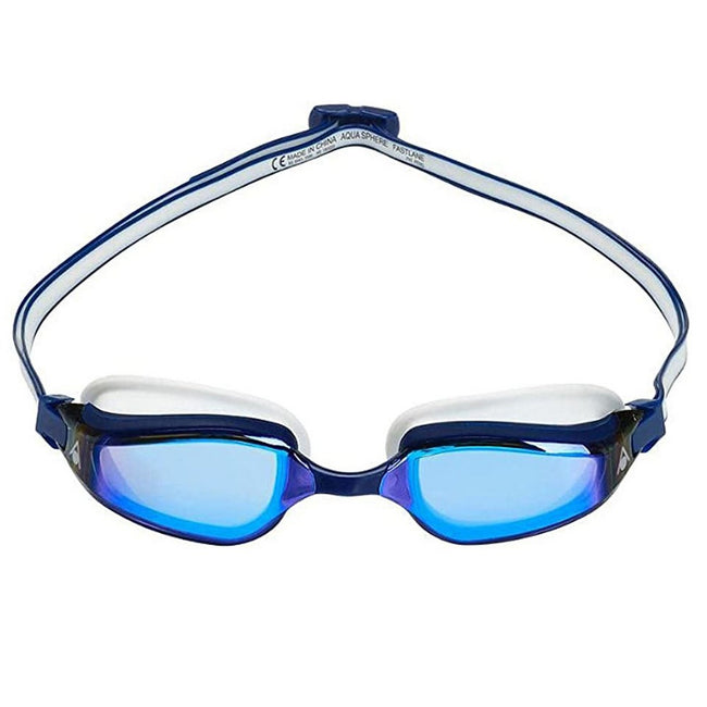 Blue-White - Front - Aquasphere Fastlane Swimming Goggles