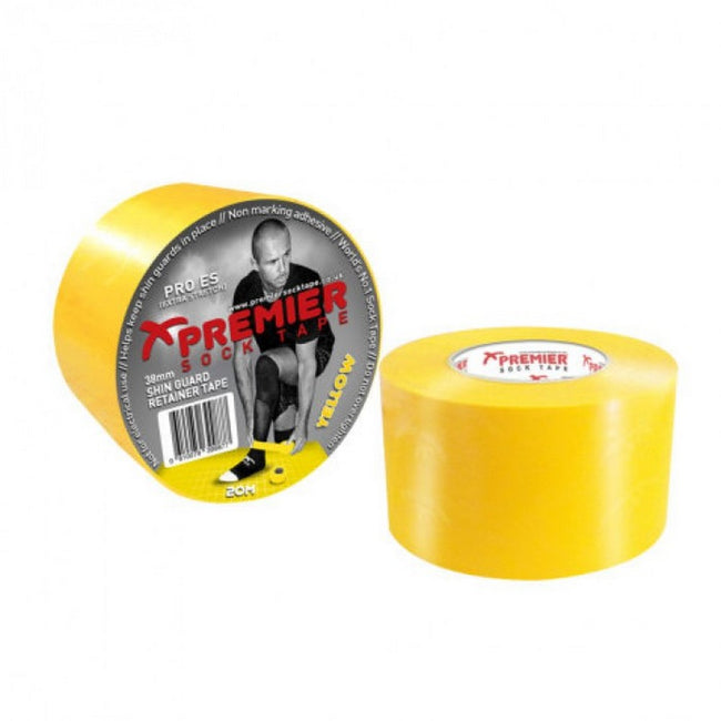 Yellow - Front - Premier Shin Guard Tape