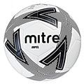White-Black - Front - Mitre Impel Logo Soccer Ball