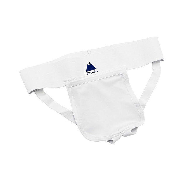 White - Front - Vulkan Mens Pocket Athletic Briefs