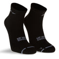 Black-Gray - Front - Hilly Mens Active Ankle Socks