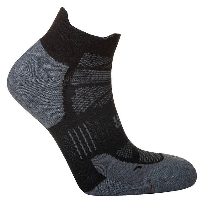 Black-Grey Marl - Side - Hilly Mens Supreme Socklets