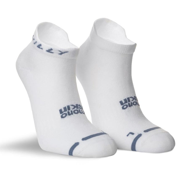 White-Gray - Front - Hilly Mens Active Socklets