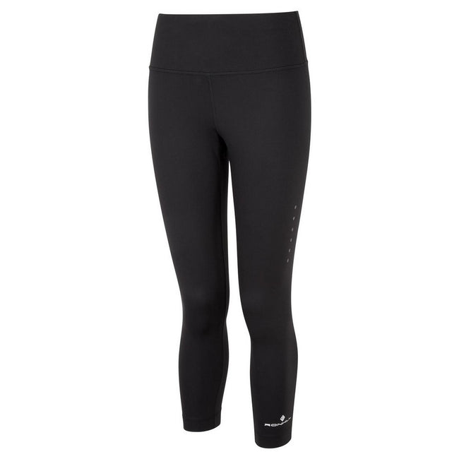 Black - Front - Ronhill Womens-Ladies Core Cropped Leggings
