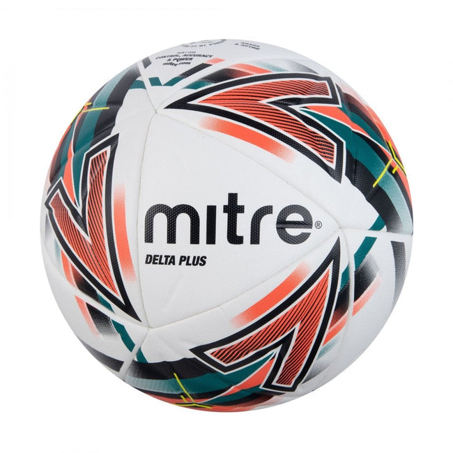 White-Orange-Green - Lifestyle - Mitre Delta Plus Soccer Ball