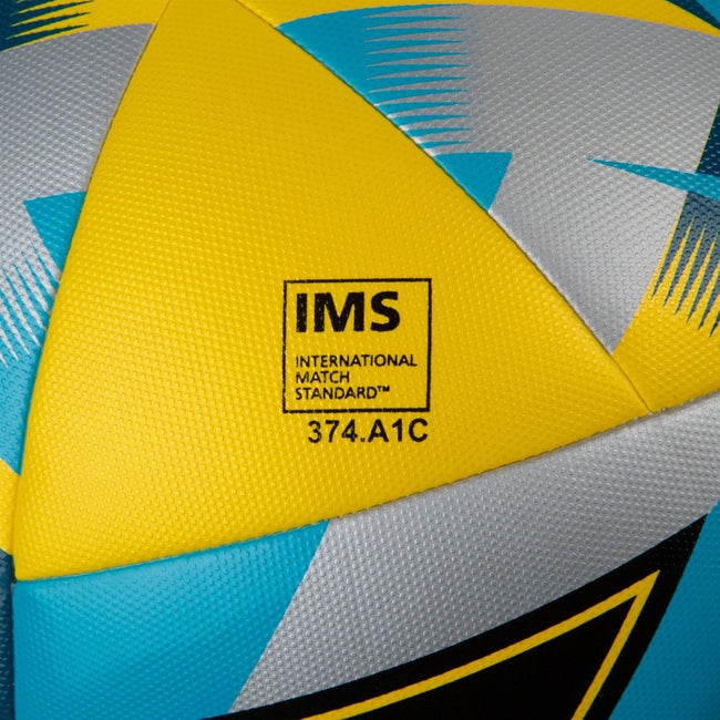 Yellow-Black-Blue - Lifestyle - Mitre Ultimatch Max Soccer Ball