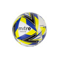 White-Black-Blue - Side - Mitre Ultimatch Max Soccer Ball