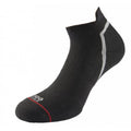 Black - Front - 1000 Mile Womens-Ladies Active Trainer Socks