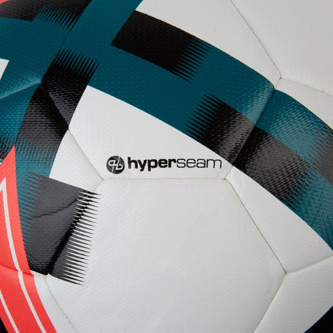 White-Red-Black - Side - Mitre Impel Max Soccer Ball