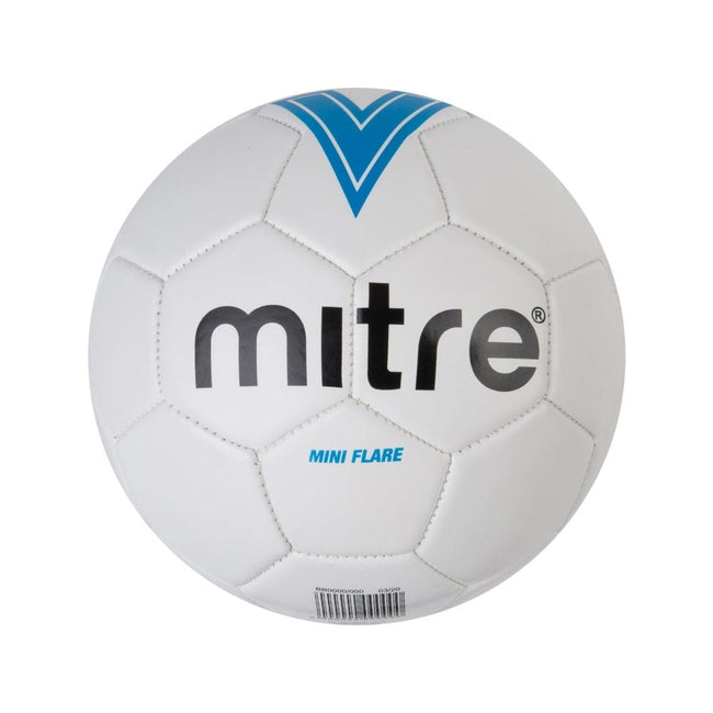 Blue-White - Back - Mitre Flare Mini Football