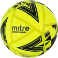 Yellow-Black-Gray - Back - Mitre Ultimatch Indoor Soccer Ball