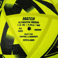 Yellow-Black-Gray - Side - Mitre Ultimatch Indoor Soccer Ball
