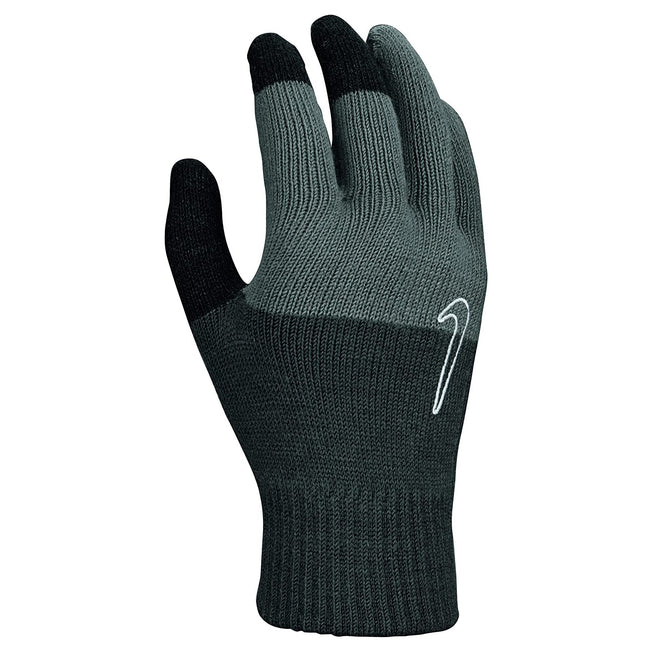 Anthracite-Black-Silver - Front - Nike Mens Tech Grip 2.0 Knitted Gloves