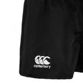 Black - Lifestyle - Canterbury Childrens-Kids Professional Polyester Shorts