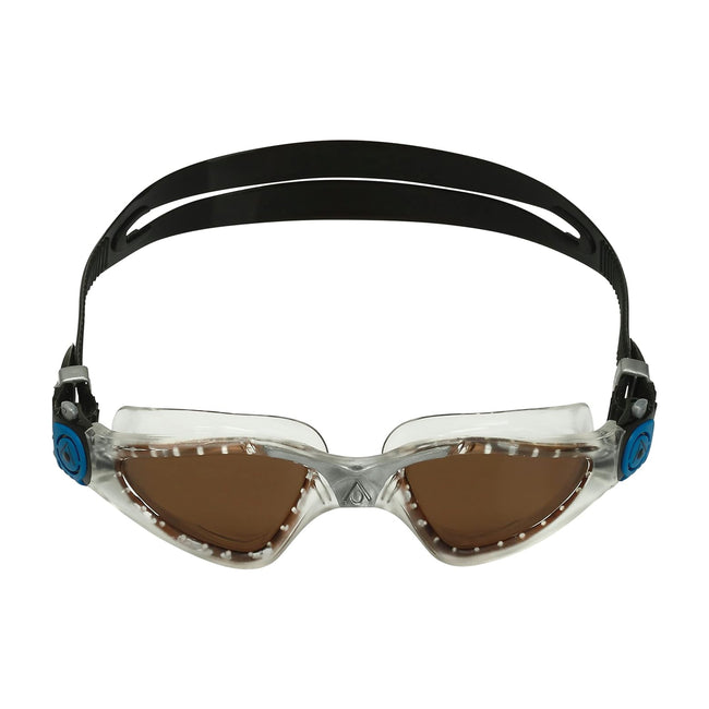 Transparent-Silver-Petrol - Back - Aquasphere Kayenne Clear Swimming Goggles