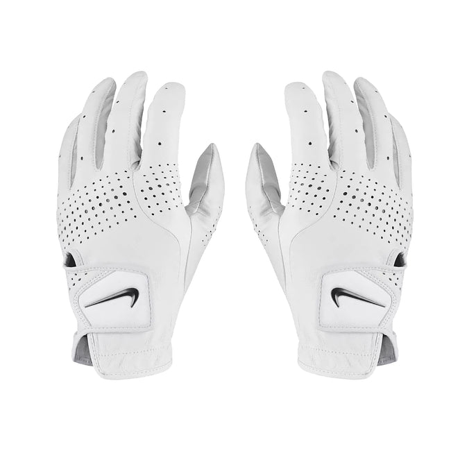 White-Black - Side - Nike Tour Classic III Leather Golf Glove