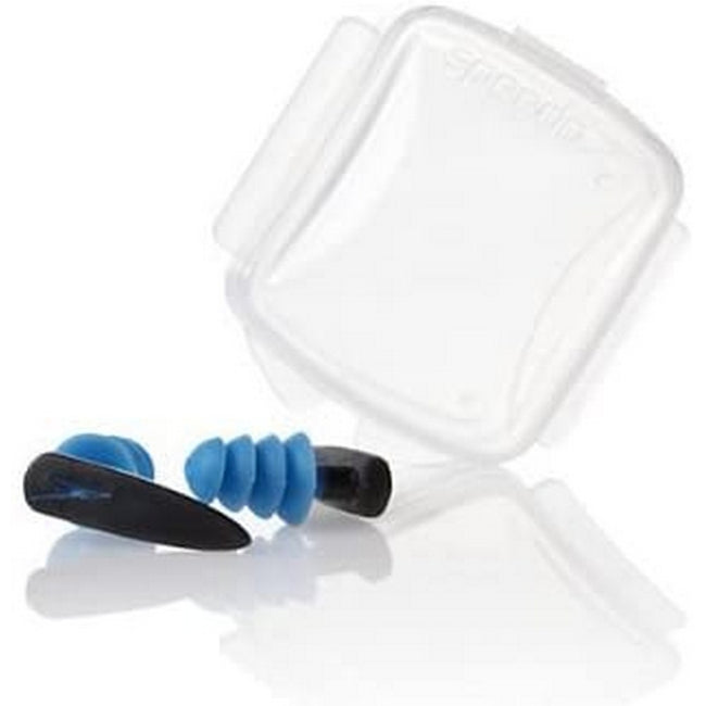 Blue-Gray - Side - Speedo Biofuse Aquatic Swimming Ear Plugs