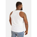White - Side - Duke Mens Fabio-1 Muscle Vest