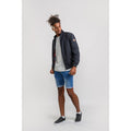 Navy - Back - Duke Mens Windsor Kingsize Cotton Harrington Jacket