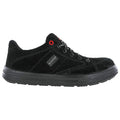 Black - Back - Grafters Mens Skate Type Toe Cap Safety Sneakers