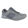 Gray - Front - Dek Mens Geometric Bowling Trainers