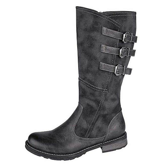 Black - Back - Cipriata Womens-Ladies Romia Calf Boot