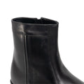 Black - Side - Scimitar Mens Inside Zip Lined Resin Sole Boots