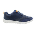 Navy - Back - Dek Mens Memory Foam Sneakers