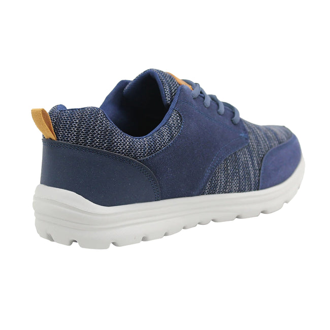 Navy - Lifestyle - Dek Mens Memory Foam Sneakers