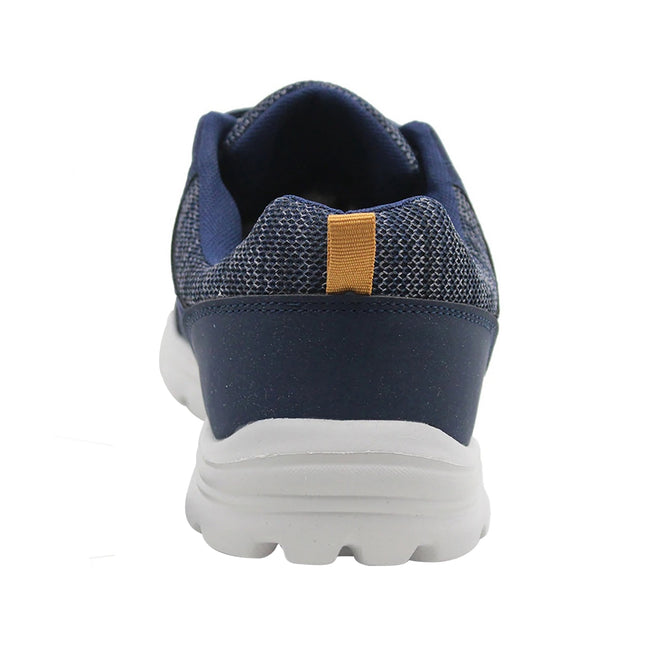 Navy - Pack Shot - Dek Mens Memory Foam Sneakers