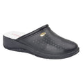 Blue - Front - Rdek Womens-Ladies Leather Clogs