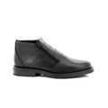 Black - Back - Roamers Mens Twin Zip Thermal Lined Boots