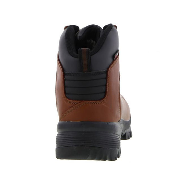 Conker Brown - Back - Johnscliffe Mens Canyon Leather Superlight Hiking Boots