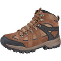 Brown-Tan - Back - Johnscliffe Mens Andes Hiking Boots
