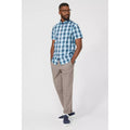 Blue - Pack Shot - Maine Mens Checked Shirt