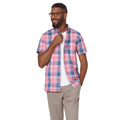 Pink - Front - Maine Mens Checked Shirt