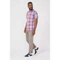Pink - Pack Shot - Maine Mens Checked Shirt