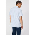 Pale Blue - Back - Maine Mens Mini Check Shirt