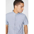 Navy - Side - Maine Mens Mini Check Shirt