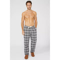 Gray - Lifestyle - Debenhams Mens Herringbone Checked Lounge Pants