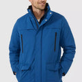 Dark Blue - Close up - Maine Mens Walking Jacket