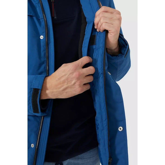 Dark Blue - Side - Maine Mens Walking Jacket