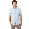 Blue - Front - Maine Mens Checked T-Shirt
