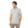 Navy - Front - Maine Mens Classic Checked Shirt