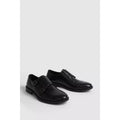 Black - Back - Debenhams Mens Preston Leather Shoes
